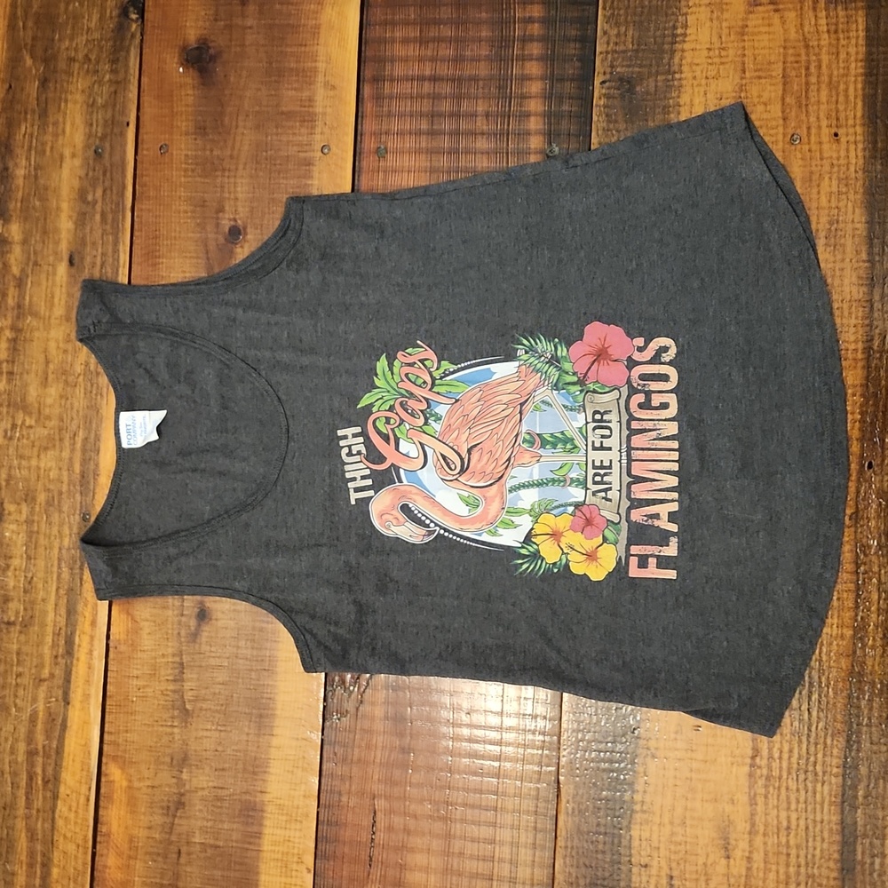 *DONATED* Port & Company - Flamingo Gym Tank
